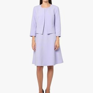 NEW Le Suit Women's Lilac Jacket/Dress Suit